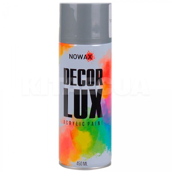 Фарба сріблястий металік 450мл акрилова NOWAX (NX48044-NOWAX)