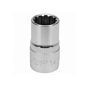 Головка торцевая SPLINE 14 мм 1/2" 38 мм блистер YATO