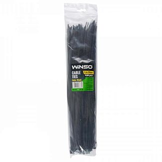 Стяжки черные пластиковые 370 х 3.6 мм 100 шт. Winso