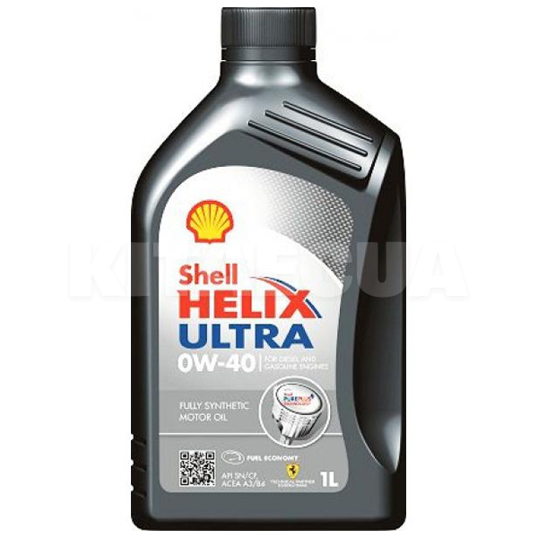 Масло моторне синтетичне 1л 0W-40 Helix Ultra SHELL (550040758)