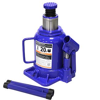 Домкрат гідравлічний пляшечий до 20т (185-345) LAVITA