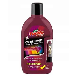 Полироль с восковым карандашом 500мл бордовый Color Magic Plus Turtle Wax