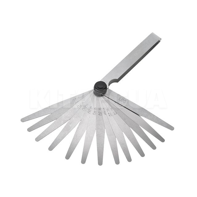 Комплект щупов для измерения зазоров (0.05-1.0мм) 13 предметов Intertool (AT-0001) - 2