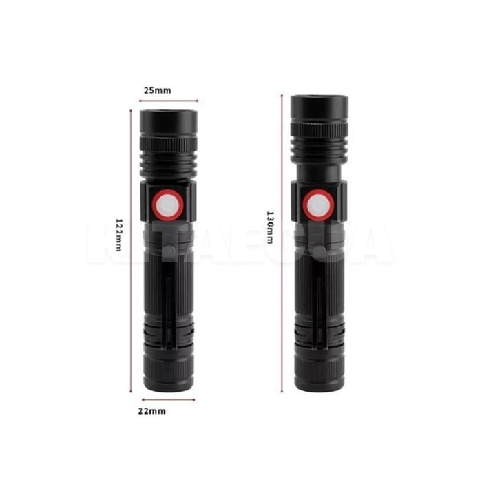 Фонарь светодиодный с магнитом и оптическим зумом (BL-502-T6+COB) - 2