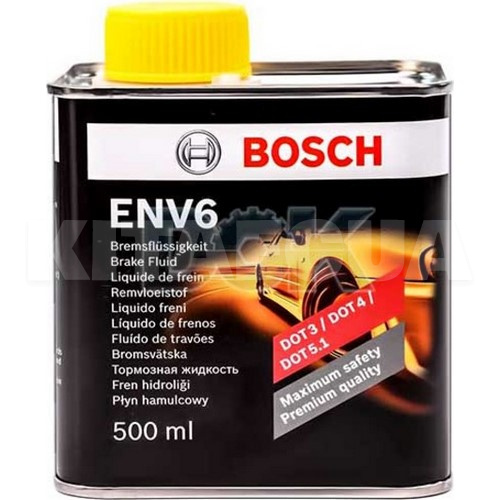 Гальмівна рідина 0.5л DOT5.1 ENV6 BOSCH (BO 1987479206)