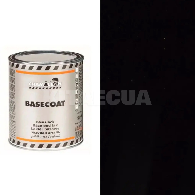 Краска-эмаль металлик 1л "Skoda 9910" черная CHAMAELEON (51113-CHAMAELEON)