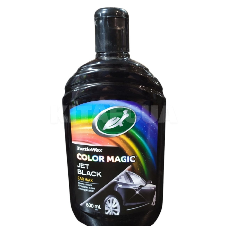 Кольоровий поліроль з воском чорний 500мл Color Magic New Formula Turtle Wax (TW 52708)