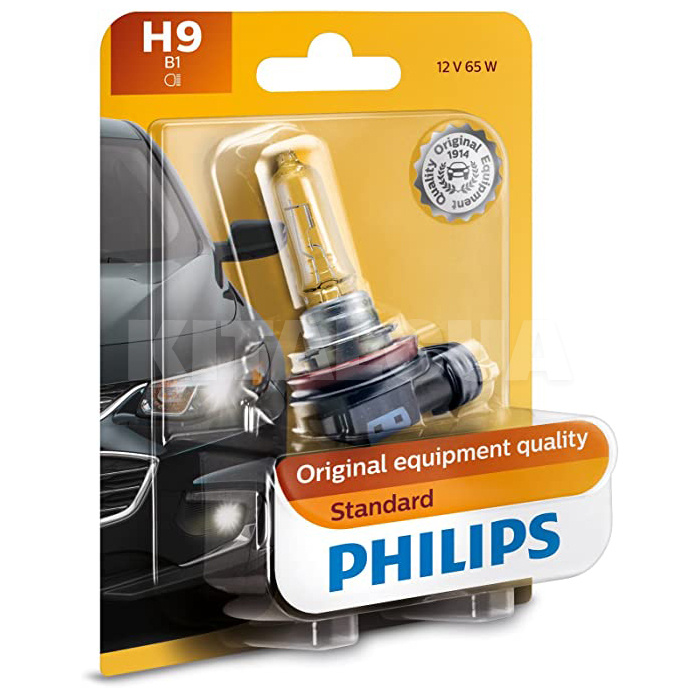 Галогенная лампа H9 65W 12V PHILIPS (12361 B1)