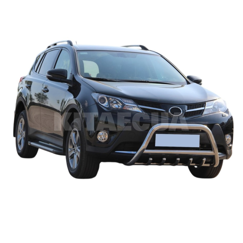 Кенгурятник WT003 Toyota Rav4 2013-2018 нержавеющая сталь CAN (dug618222) - 4