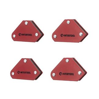 Набор держателей магнитных для сварки 4 предмета Intertool