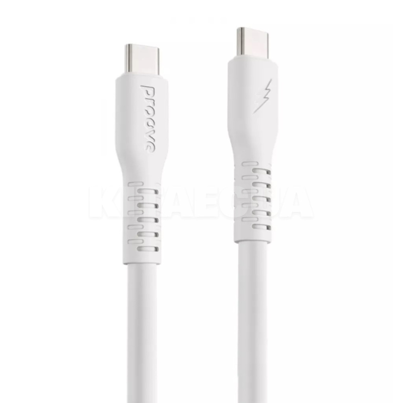 Кабель Type-C Type-C 60W 2м Eternal белый PROOVE (580850003)