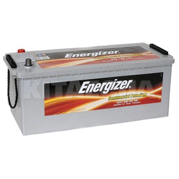 Аккумулятор автомобильный Commercial Premium 180Ач 1000А "+" слева Energizer (680 108 100)