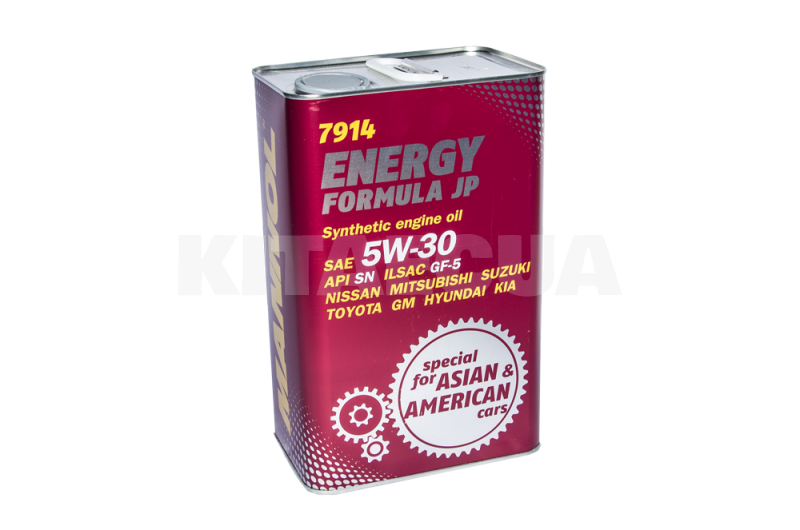 Масло моторное синтетическое 4л 5W-30 Energy Formula JP Mannol (MN7914-4ME) - 2