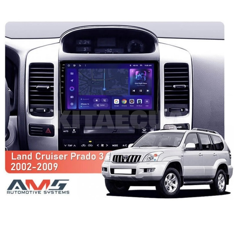 Штатна магнітола MOSS M3 4+32 ГБ 9" Lexus GX 470 J120 2002-2009 (F1 A) AMS (50720) - 4