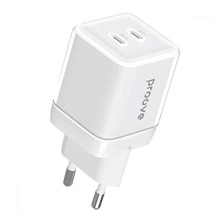 Зарядное устройство 67W 2Type-C Pure GaN Max белое PROOVE