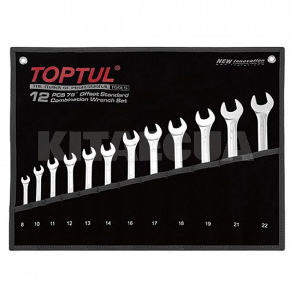 Набор ключей комбинированных 14 предметов 6-24 мм TOPTUL (GPAN1201)