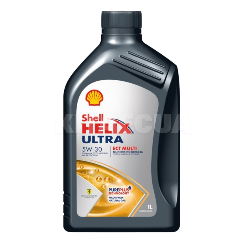 Масло моторное синтетическое 1л 5W-30 Helix Ultra ECT Multi SHELL (ТОВ-У513894)