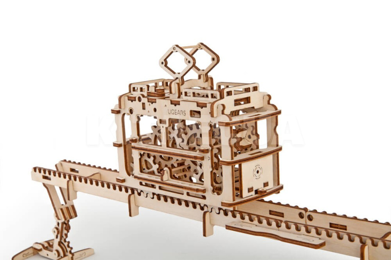 Механическая модель пазл "Трамвайчик" UGEARS (70008) - 8