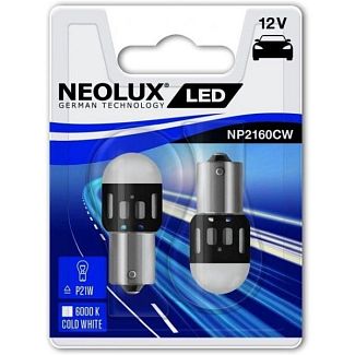 LED лампа для авто P21/5W 1.2W 6000К (комплект) NEOLUX