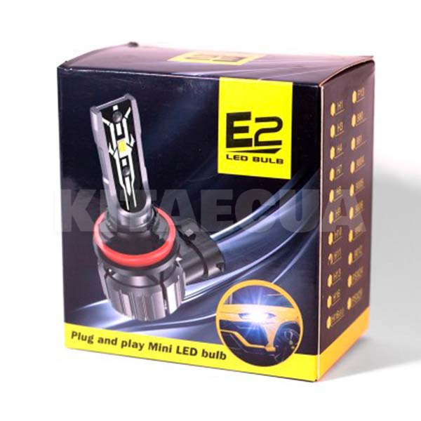 LED лампа для авто Е2 HB3 P20d 36W 5500K (комплект) StarLight (00-00019913) - 4