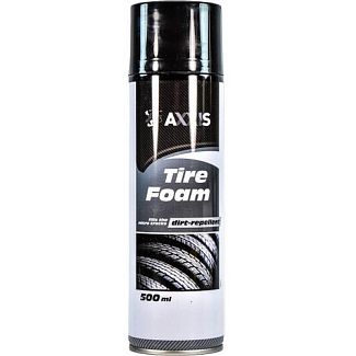 Очиститель (чернитель) шин 500мл Tire Foam AXXIS