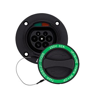 Розетка для електромобілів Type 2 Mennekes (Male) 32A HiSmart