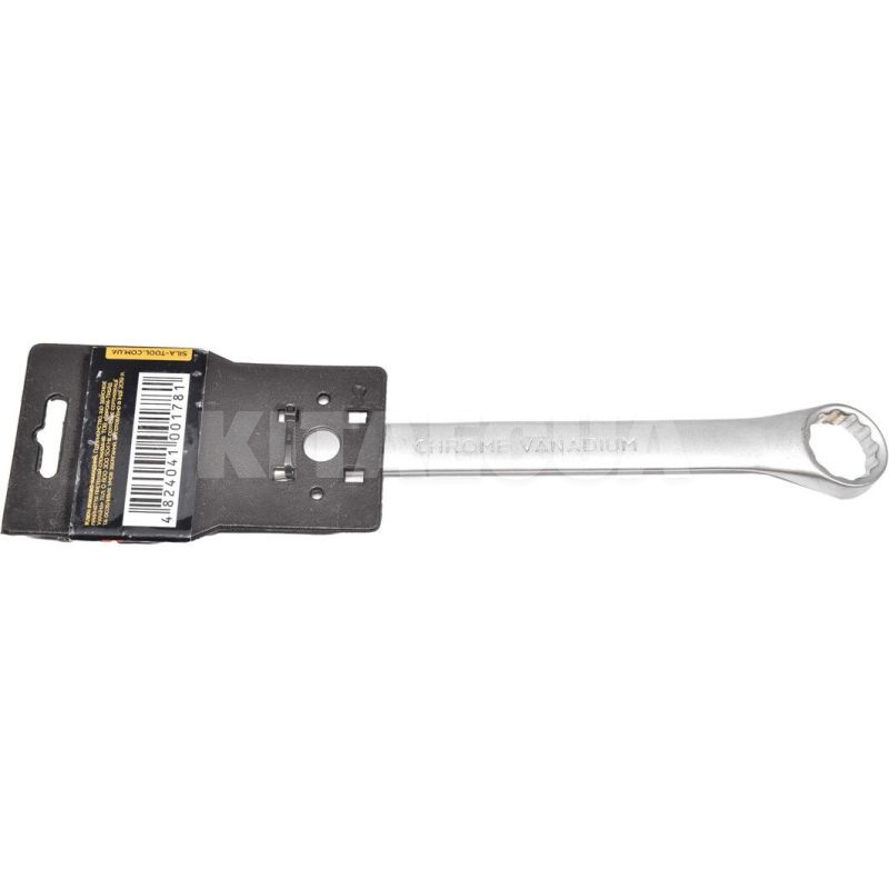 Ключ рожково-накидной 21 мм 12-гранный матовый CrV СИЛА (201121) - 3