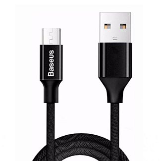 Кабель USB micro-USB 1.5м чорний BASEUS