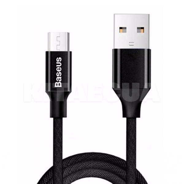 Кабель USB micro-USB 1.5м чорний BASEUS (CAMYW-B01)