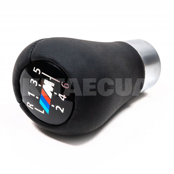 Ручка КПП черная кожзам для BMW 5 E61 2003-2010г 6 ступ ABM (25117896886)