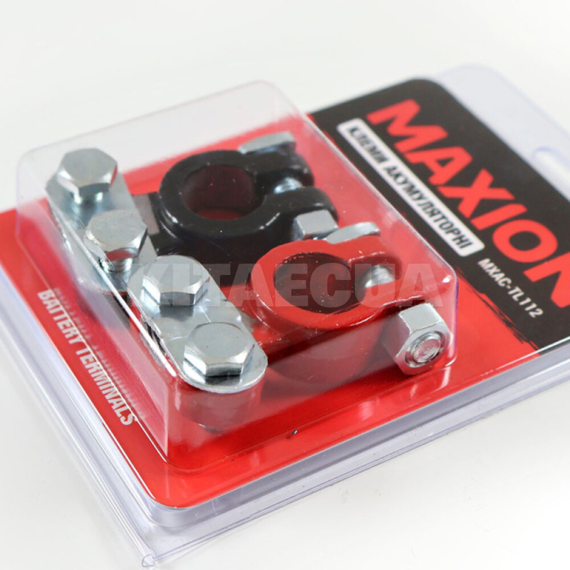 Клеммы аккумуляторные ремонтные свинцовые Т-образные пара MAXION (MXAC-TL112) - 4