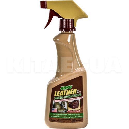 Крем-кондиционер для кожи и винила 473мл Leather & Vinyl Cream Conditioner ABRO (LC-536)