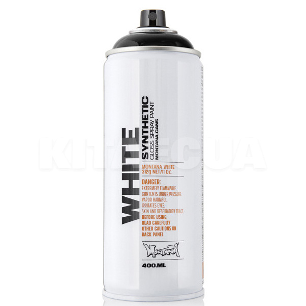 Фарба декоративна синтетична 400мл 9000" чорна white MONTANA (280399-MONTANA)