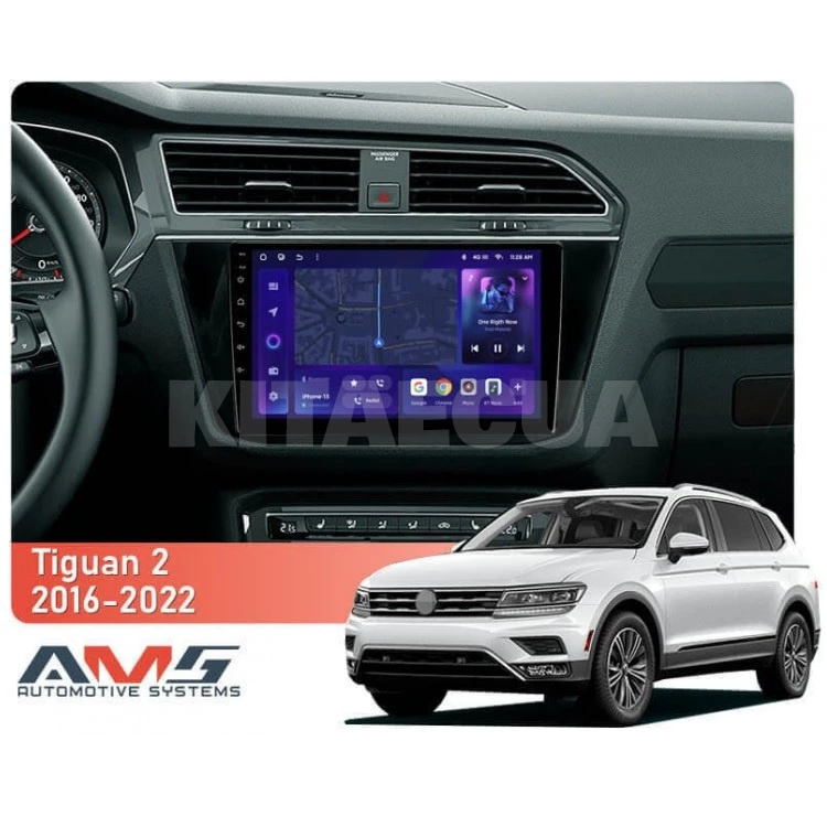 Штатна магнітола MOSS M3 4+32 ГБ 10" Volkswagen Tiguan 2 Mk 2016-2018 (A) AMS (50937) - 2