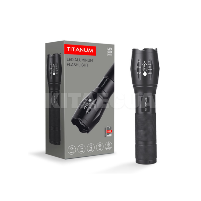 Портативний світлодіодний ліхтарик TITANUM (TLF-T05)