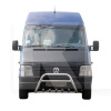 Кенгурятник WT003 Volkswagen LT 1995-2006 нержавеющая сталь с надписью CAN (dug658393)