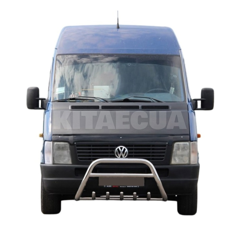 Кенгурятник WT003 Volkswagen LT 1995-2006 нержавеющая сталь с надписью CAN (dug658393) - 3