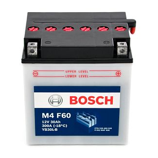 Аккумулятор автомобильный M4 F60 30Ач 300А "+" справа Bosch