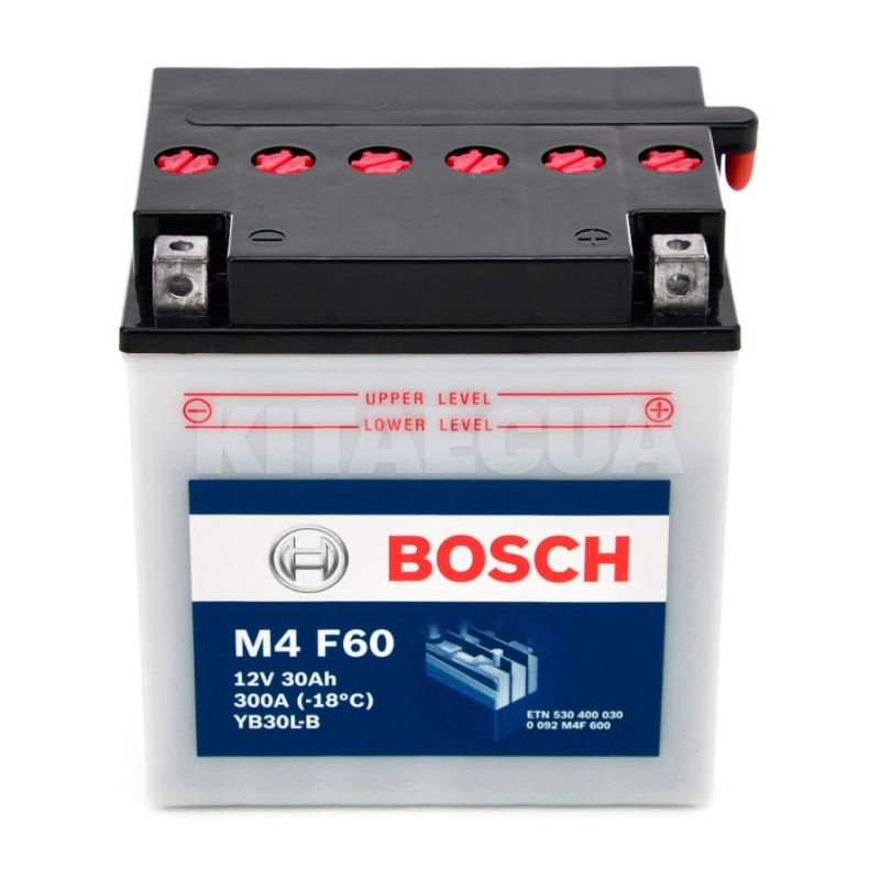 Акумулятор автомобільний M4 F60 30Ач 300А "+" праворуч Bosch (0092M4F600)