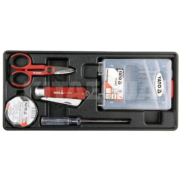 Набір інструментів 23 предмета у ложементі YATO (YT-55471)