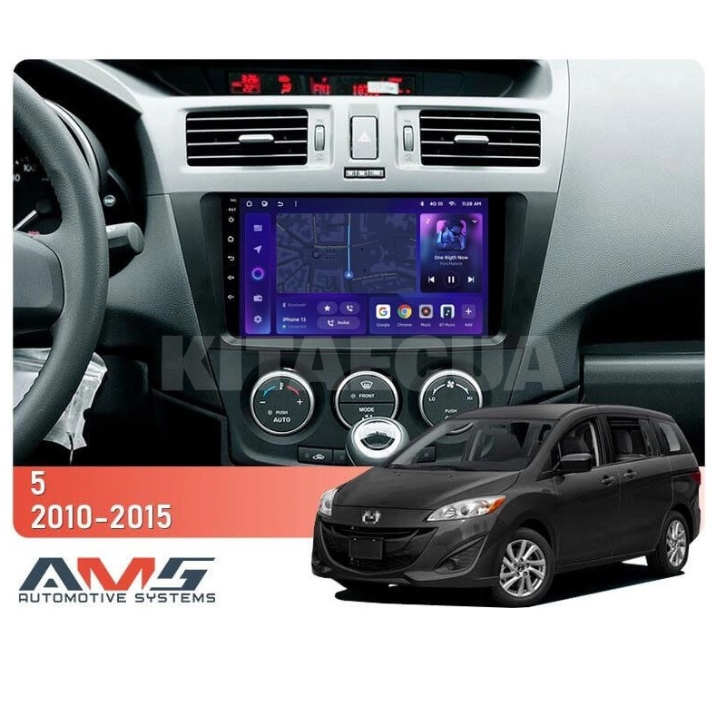 Штатна магнітола MOSS M3 4+32 ГБ 9" Mazda 5 3 CW 2010-2015 AMS (50132) - 3