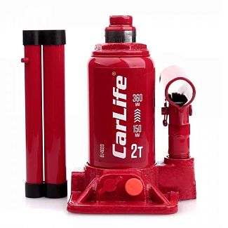 Домкрат гидравлический бутылочный до 2т (150мм-360мм) CARLIFE
