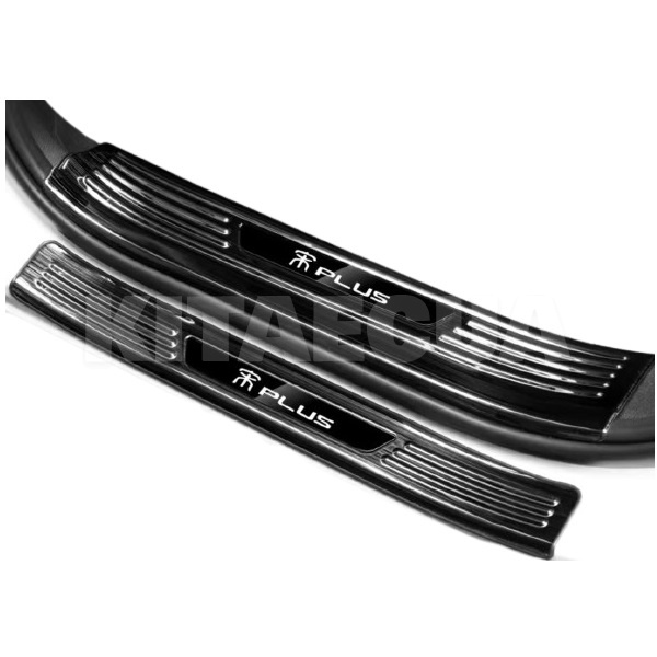 Накладки на пороги (10шт.) на BYD EV Song Plus (NNPM-BYDSP)