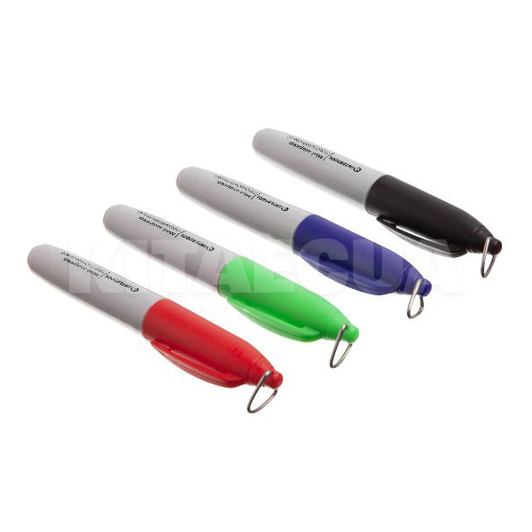 Міні-маркери перманентні кольорові 93 мм 80 шт Intertool (KT-5011) - 2