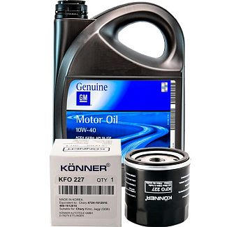 Масло моторное 5л 10W-40 + фильтр масляный TO