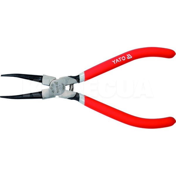 Щипцы для снятия/установки стопорных колец прямые на сжим 180 мм YATO (YT-2137)