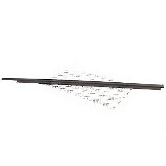 Ущільнювач скла дверей передньої лівої зовнішня ORIJI