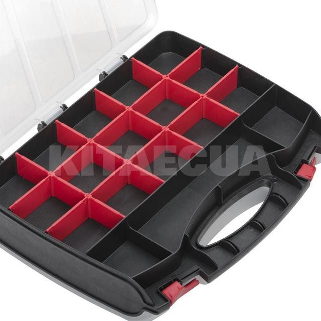 Органайзер двусторонний, на 30 ячеек 15", 380x290x80мм Intertool (BX-4005) - 7