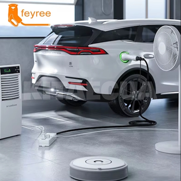 Разрядный кабель (разрядник V2L) Type2 - EU Schuko 3.5 кВт 5м (MG) FEYREE (DC-FT2MG) - 3