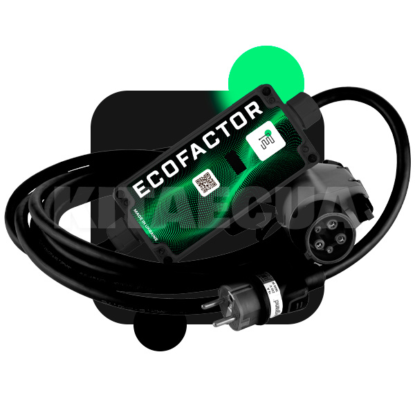 Зарядка для электромобиля 3.7 кВт 16А 1-фаза Type 1 (американское авто) Mobile 3.5 EFС ECOFACTOR на HYUNDAI Kona Electric (AC-16JM light)